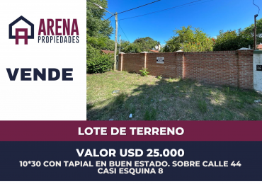 lote de terreno